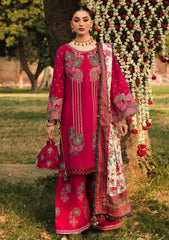 Winter Collection - Hussain Rehar - Phoolan  Devi - Kamelia available at Saleem Fabrics Traditions