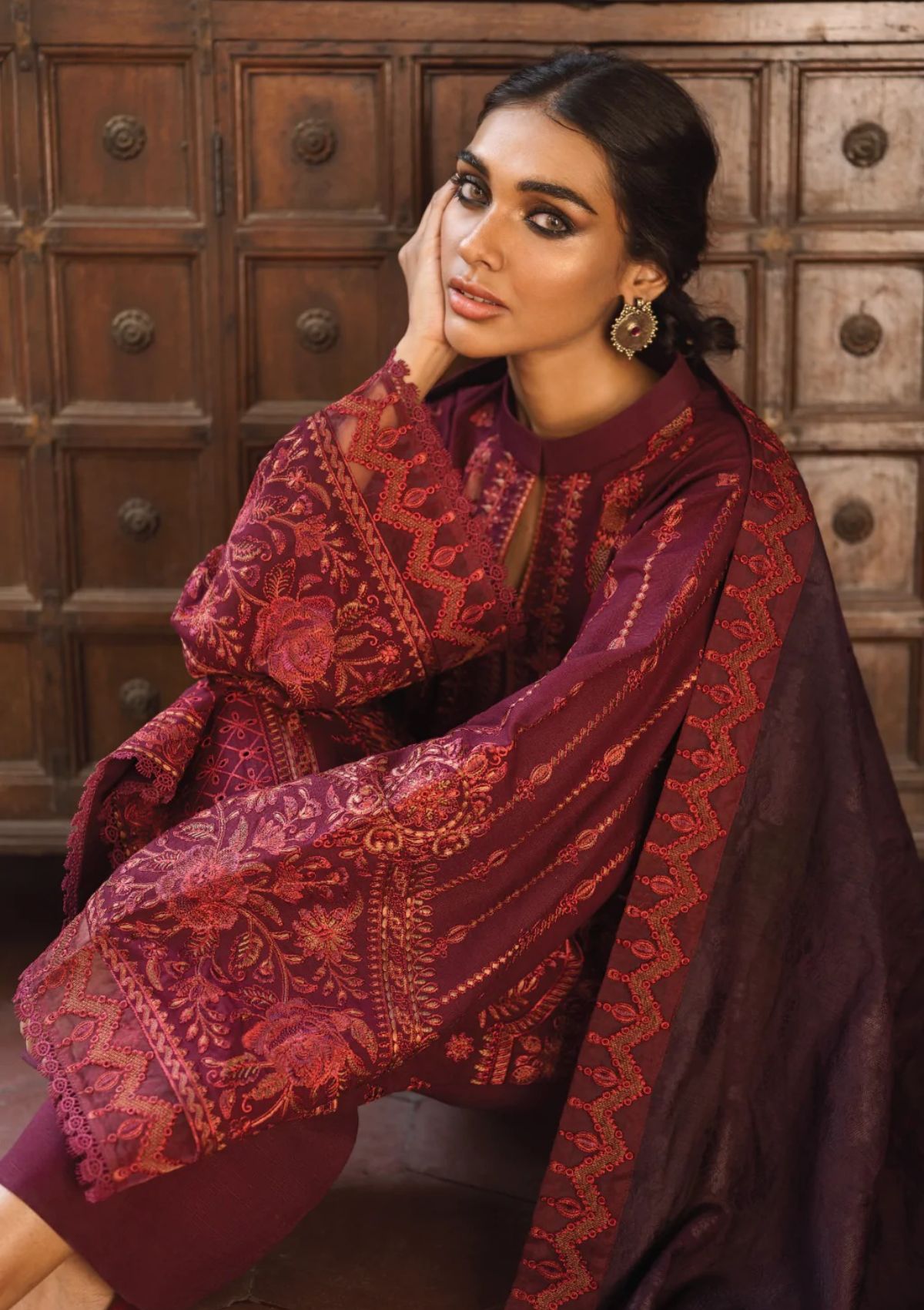 Winter Collection - Iznik - Riwayat - VIYANA - RC#9 available at Saleem Fabrics Traditions