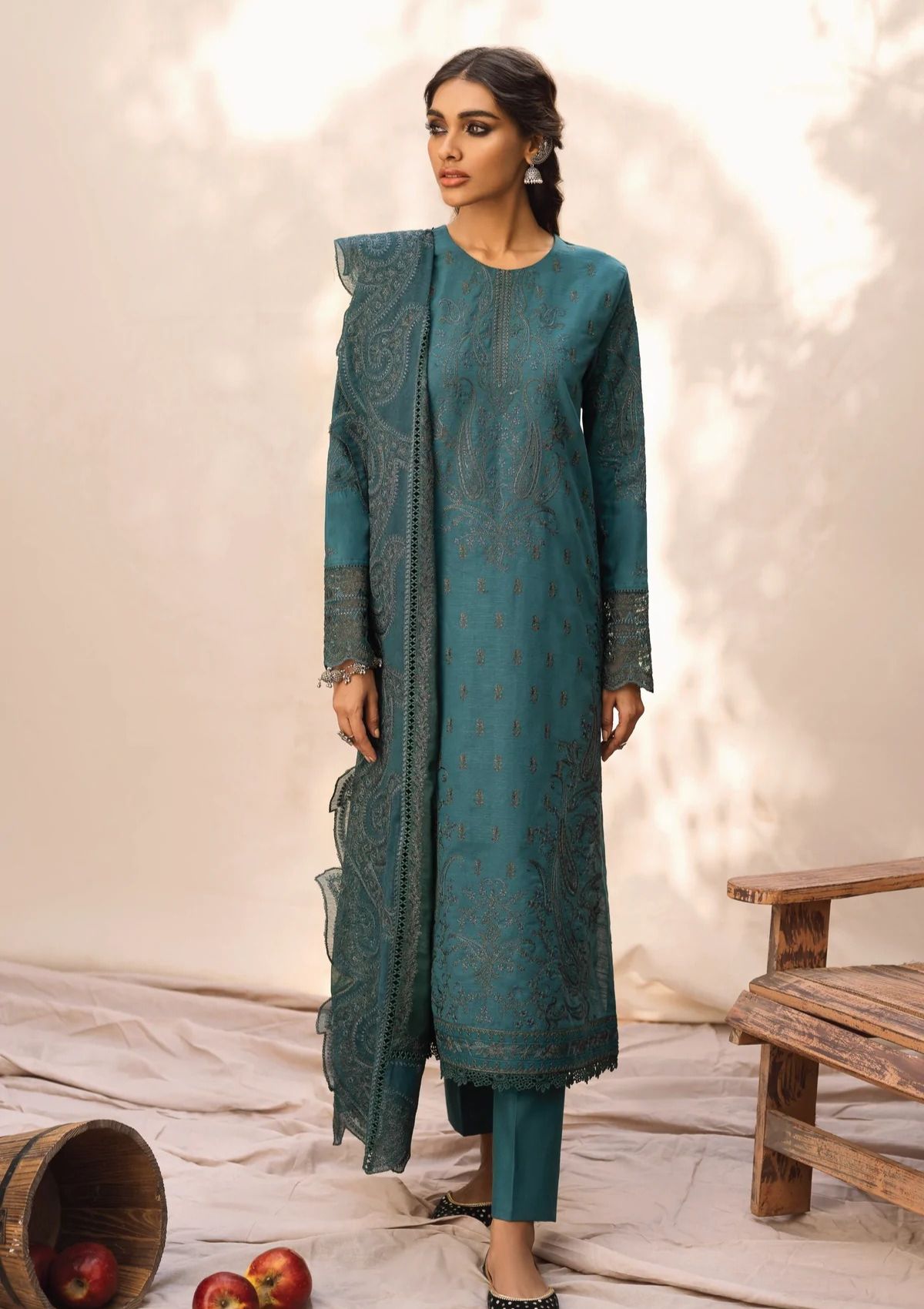 Winter Collection - Iznik - Riwayat - ZAIB - RC#11 available at Saleem Fabrics Traditions