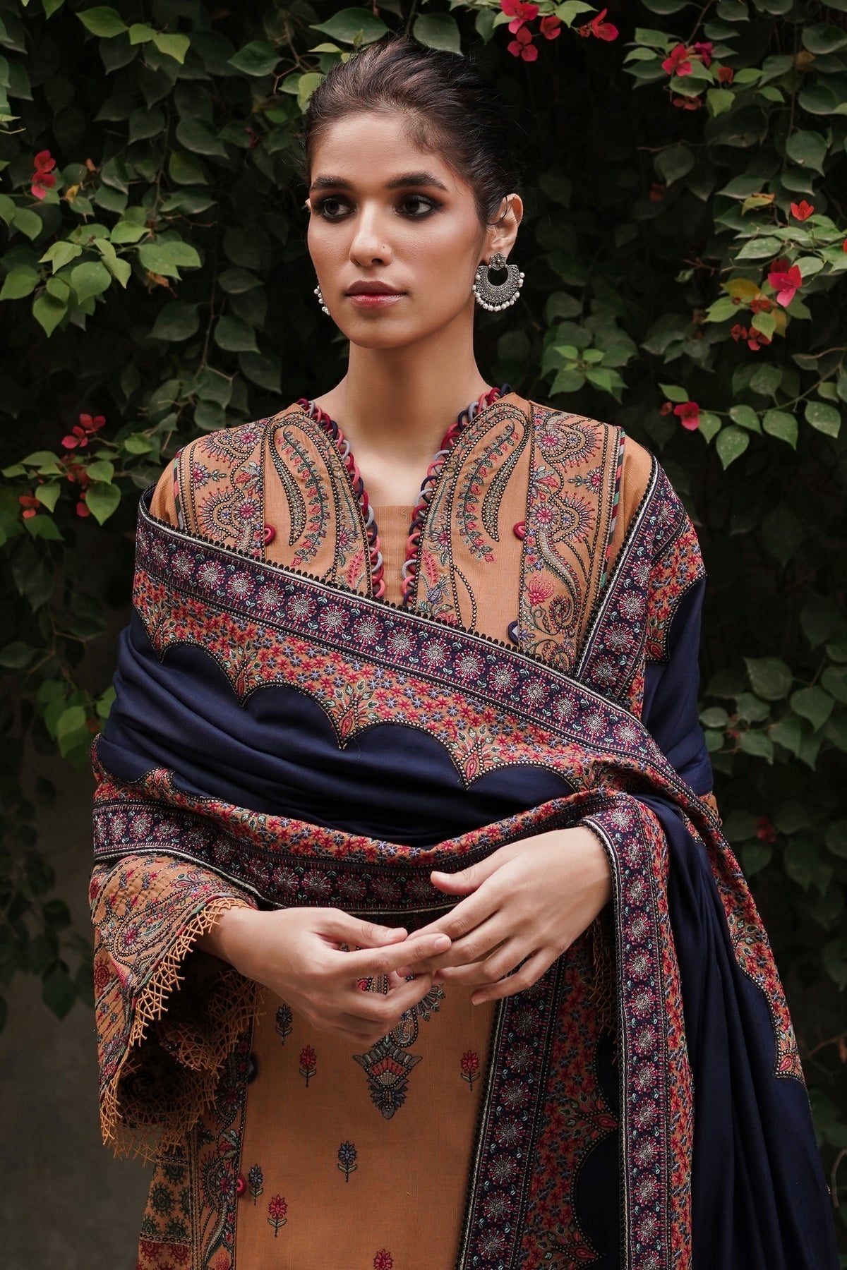 Winter Collection - Jazmin - Shahtoosh Luxury - D#06 (ZEEST) available at Saleem Fabrics Traditions