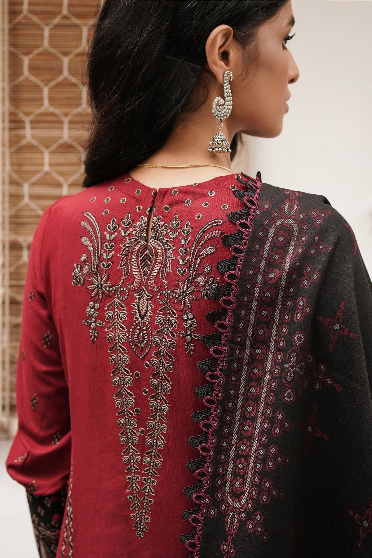 Winter Collection - Jazmin - Shahtoosh Luxury - D#07 (SABUHI) available at Saleem Fabrics Traditions