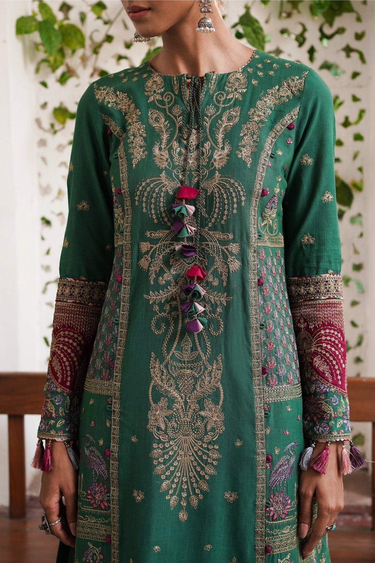 Winter Collection - Jazmin - Shahtoosh Luxury - D#08 (RABT) available at Saleem Fabrics Traditions