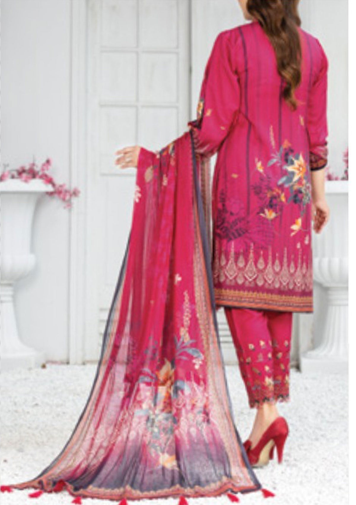 Winter Collection - Laiba - Exclusive Viscose - V64 - D#3 available at Saleem Fabrics Traditions