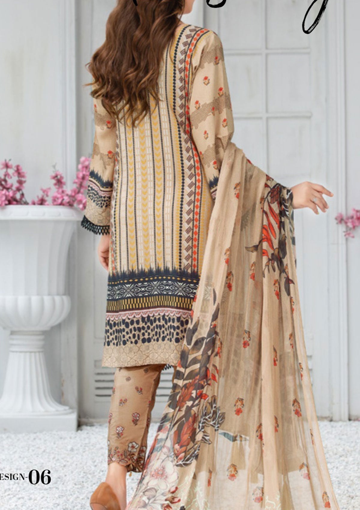 Winter Collection - Laiba - Exclusive Viscose - V64 - D#6 available at Saleem Fabrics Traditions