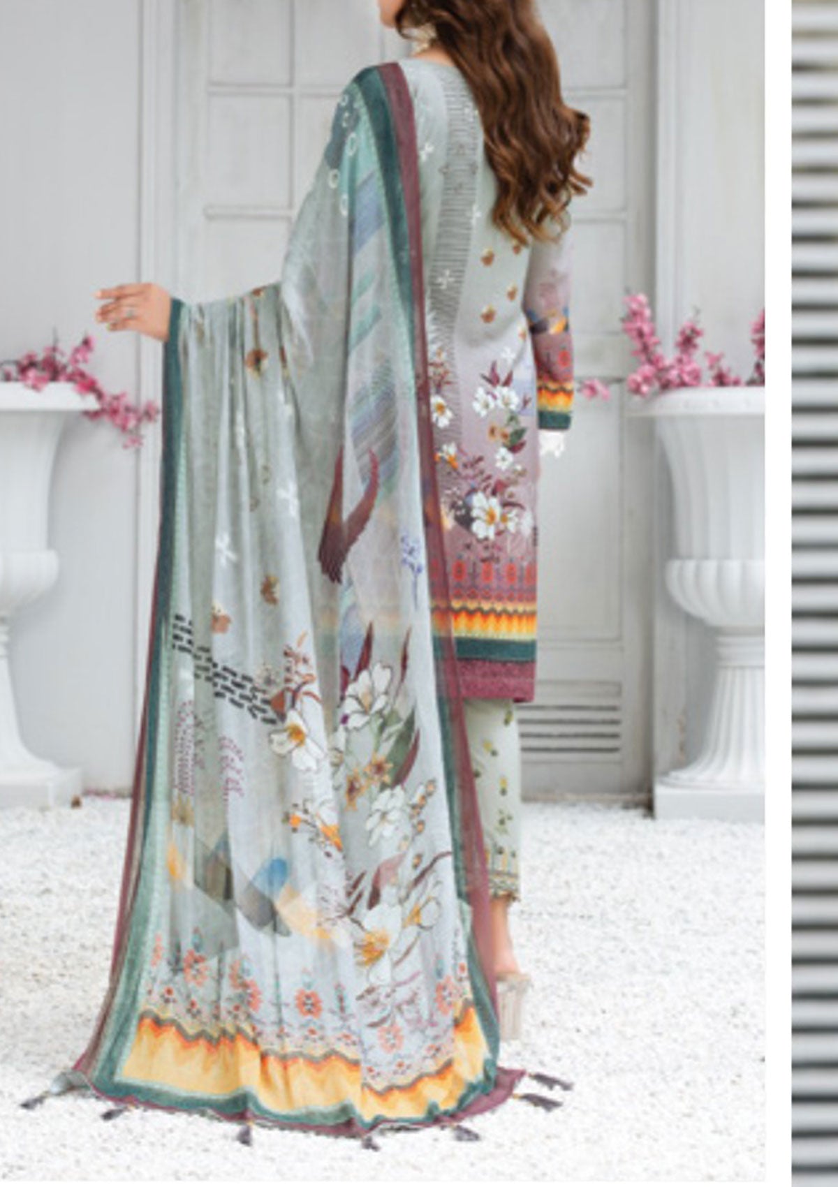 Winter Collection - Laiba - Exclusive Viscose - V64 - D#8 available at Saleem Fabrics Traditions