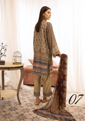 Winter Collection - Mahee's - Chikankari - Karandi - D#7 available at Saleem Fabrics Traditions