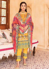 Winter Collection - Mahee's - Embroidered - Slub Staple - D#1 available at Saleem Fabrics Traditions