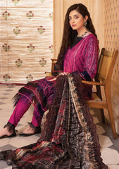 Winter Collection - Mahee's - Embroidered - Slub Staple - D#4 available at Saleem Fabrics Traditions