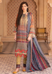 Winter Collection - Mahee's - Embroidered - Slub Staple - D#8 available at Saleem Fabrics Traditions