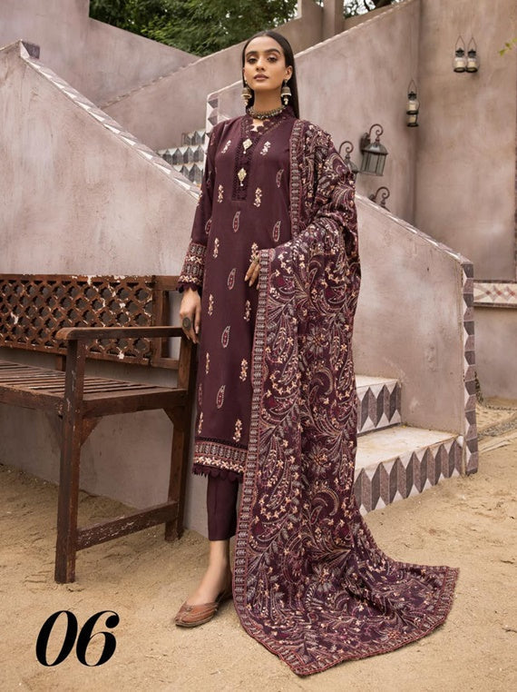 Winter Collection - Mahee's - Exclusive - V02 - ML#06 available at Saleem Fabrics Traditions