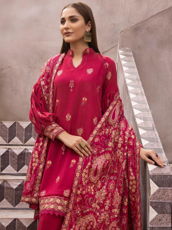 Winter Collection - Mahee's - Exclusive - V02 - ML#09 available at Saleem Fabrics Traditions