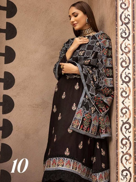 Winter Collection - Mahee's - Exclusive - V02 - ML#10 available at Saleem Fabrics Traditions