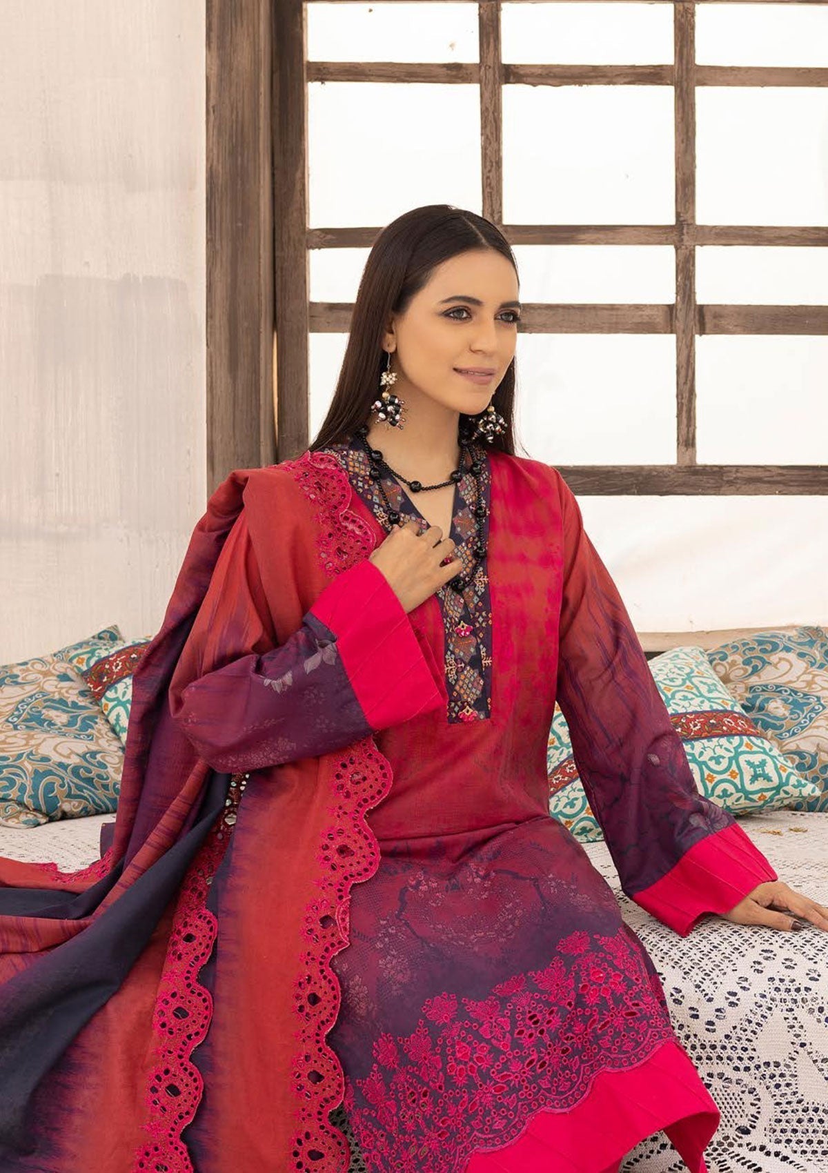 Winter Collection - Mahee's - Khaddar - MK#02 available at Saleem Fabrics Traditions