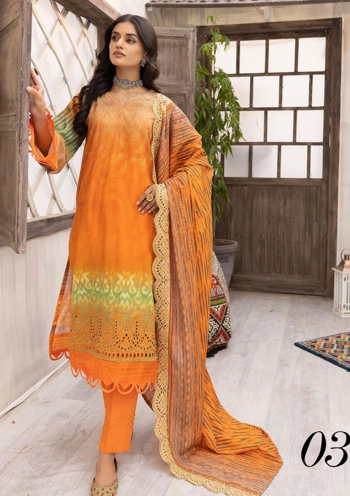 Winter Collection - Mahee's - Khaddar - MK#03 available at Saleem Fabrics Traditions