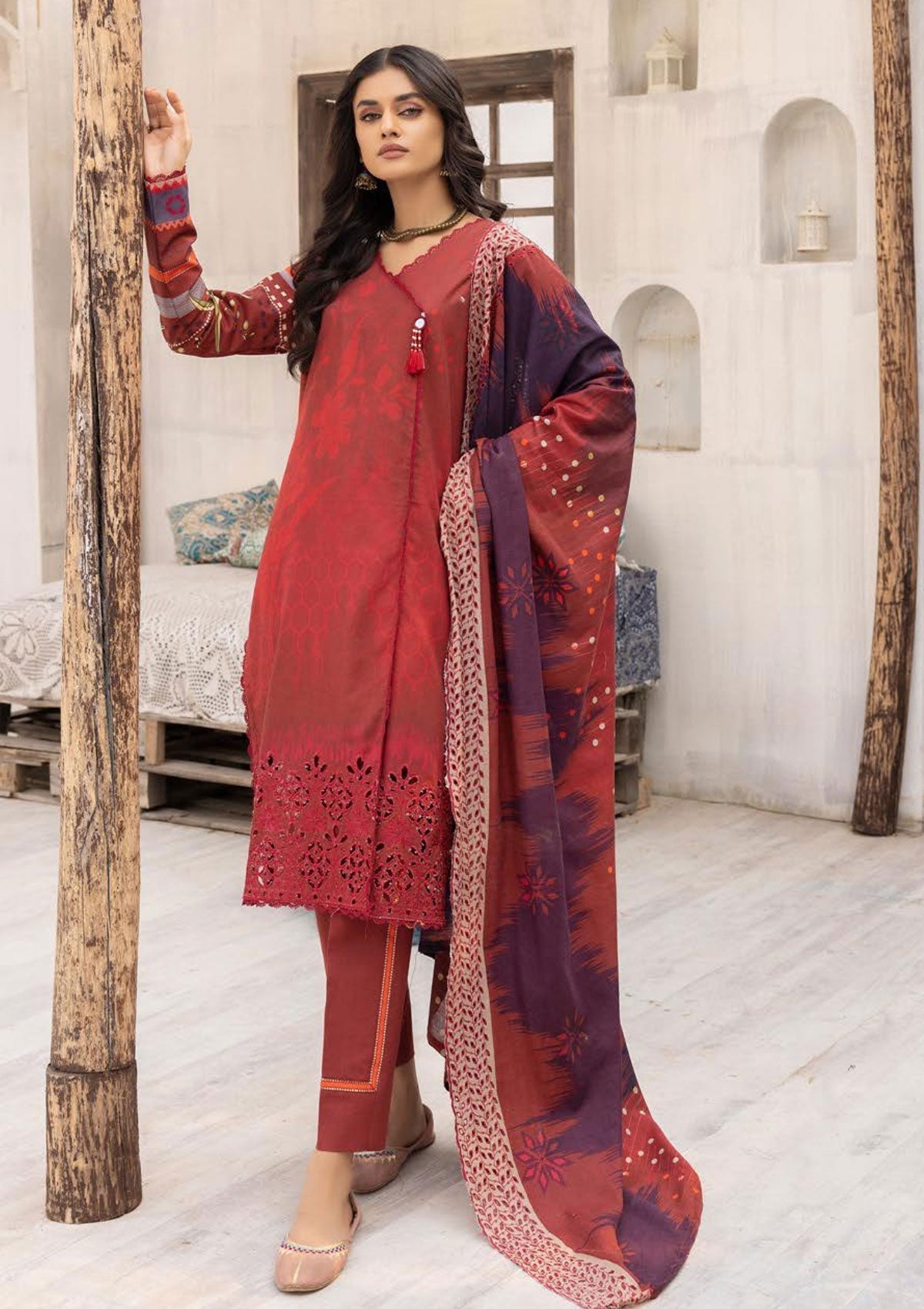 Winter Collection - Mahee's - Khaddar - MK#04 available at Saleem Fabrics Traditions