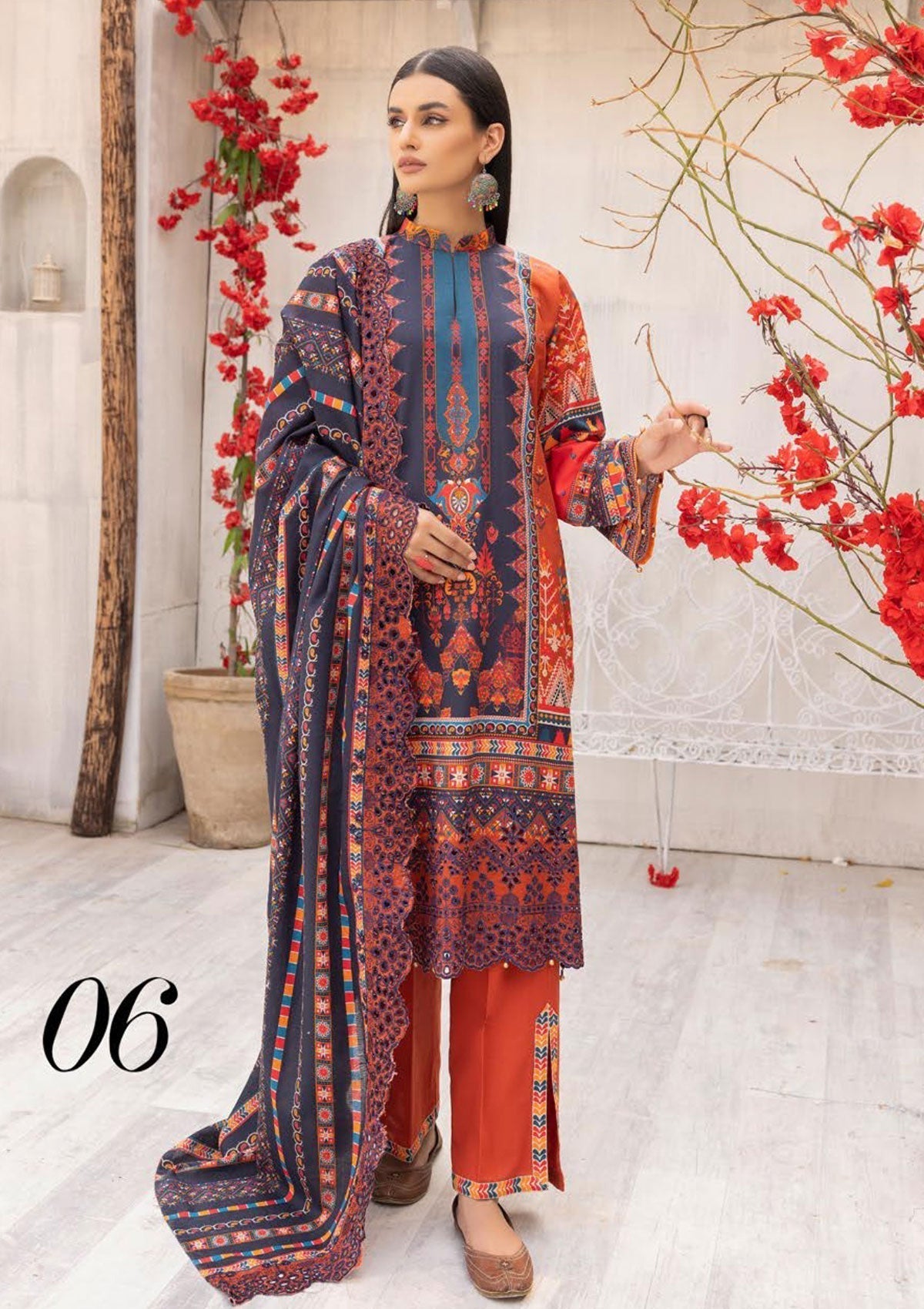 Winter Collection - Mahee's - Khaddar - MK#06 available at Saleem Fabrics Traditions