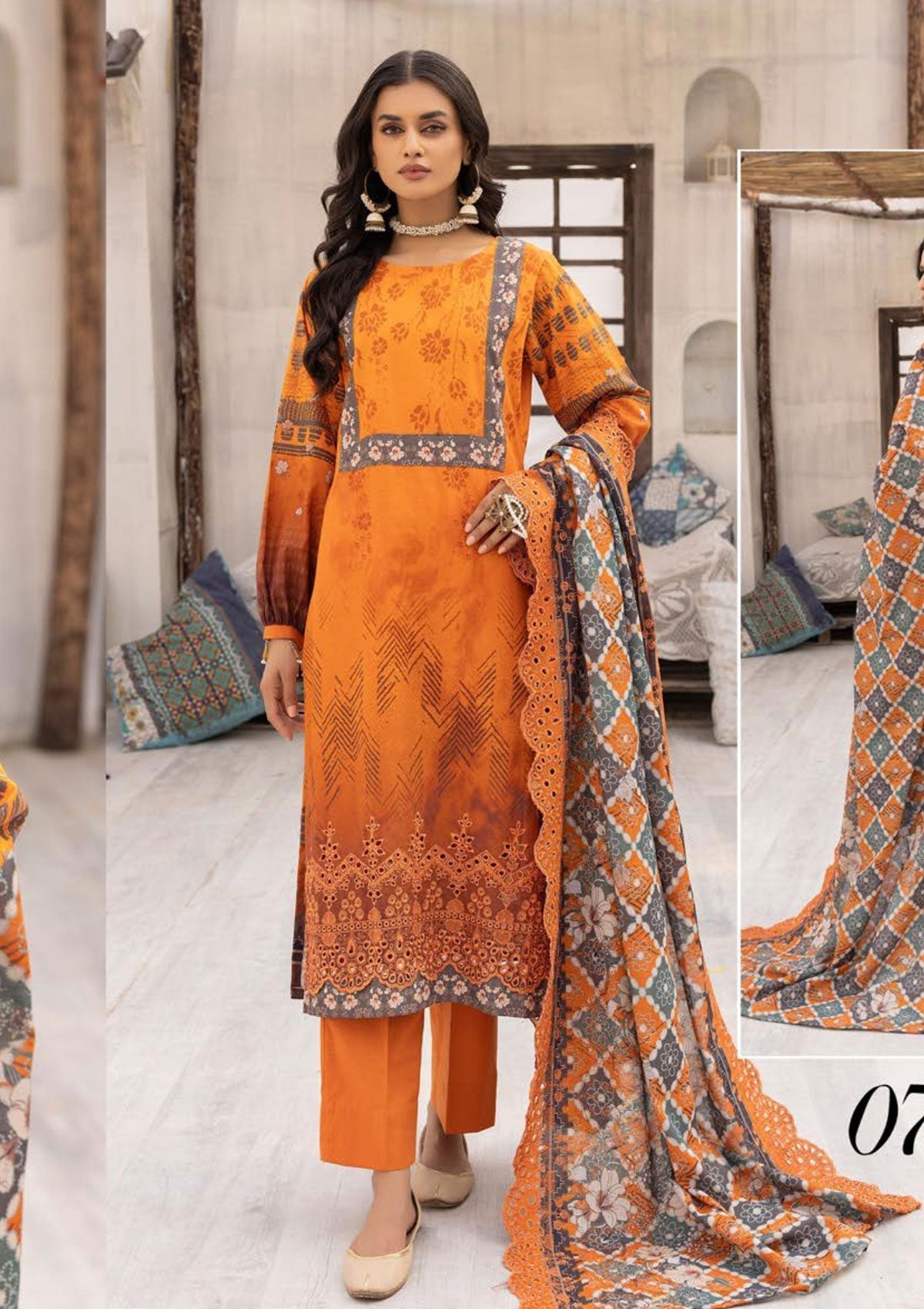 Winter Collection - Mahee's - Khaddar - MK#7 available at Saleem Fabrics Traditions