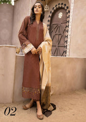 Winter Collection - Mahee's - Riaz Arts - Chikankari - MEC#02 available at Saleem Fabrics Traditions