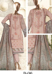 Winter Collection - Malva - Musk - Emb Viscose - 3Pcs - AJ#06 available at Saleem Fabrics Traditions