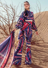 Winter Collection - Maria B - M print - Desert Rose - D#4 B available at Saleem Fabrics Traditions