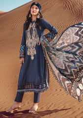 Winter Collection - Maria B - M print - Desert Rose - D#9 B available at Saleem Fabrics Traditions