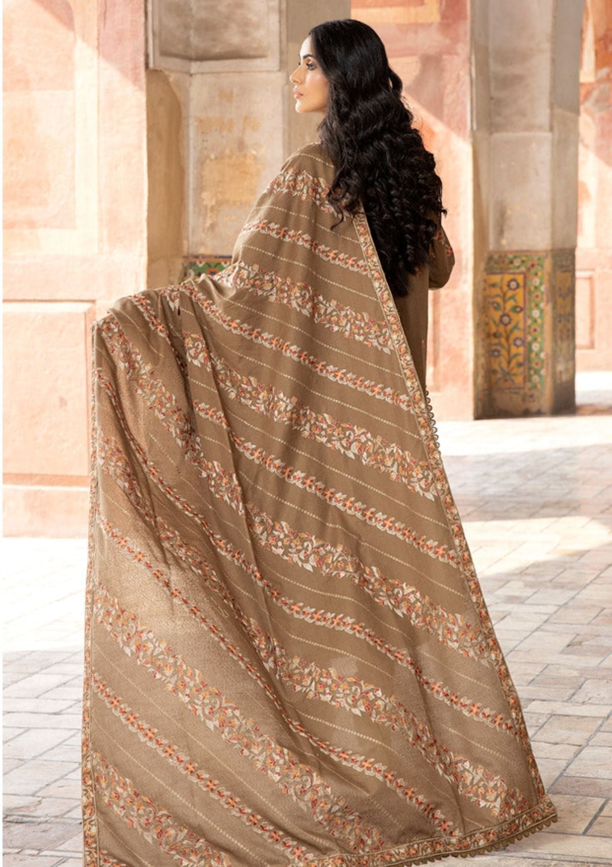 Winter Collection - Marjjan - Karandi - SKC#25 B available at Saleem Fabrics Traditions