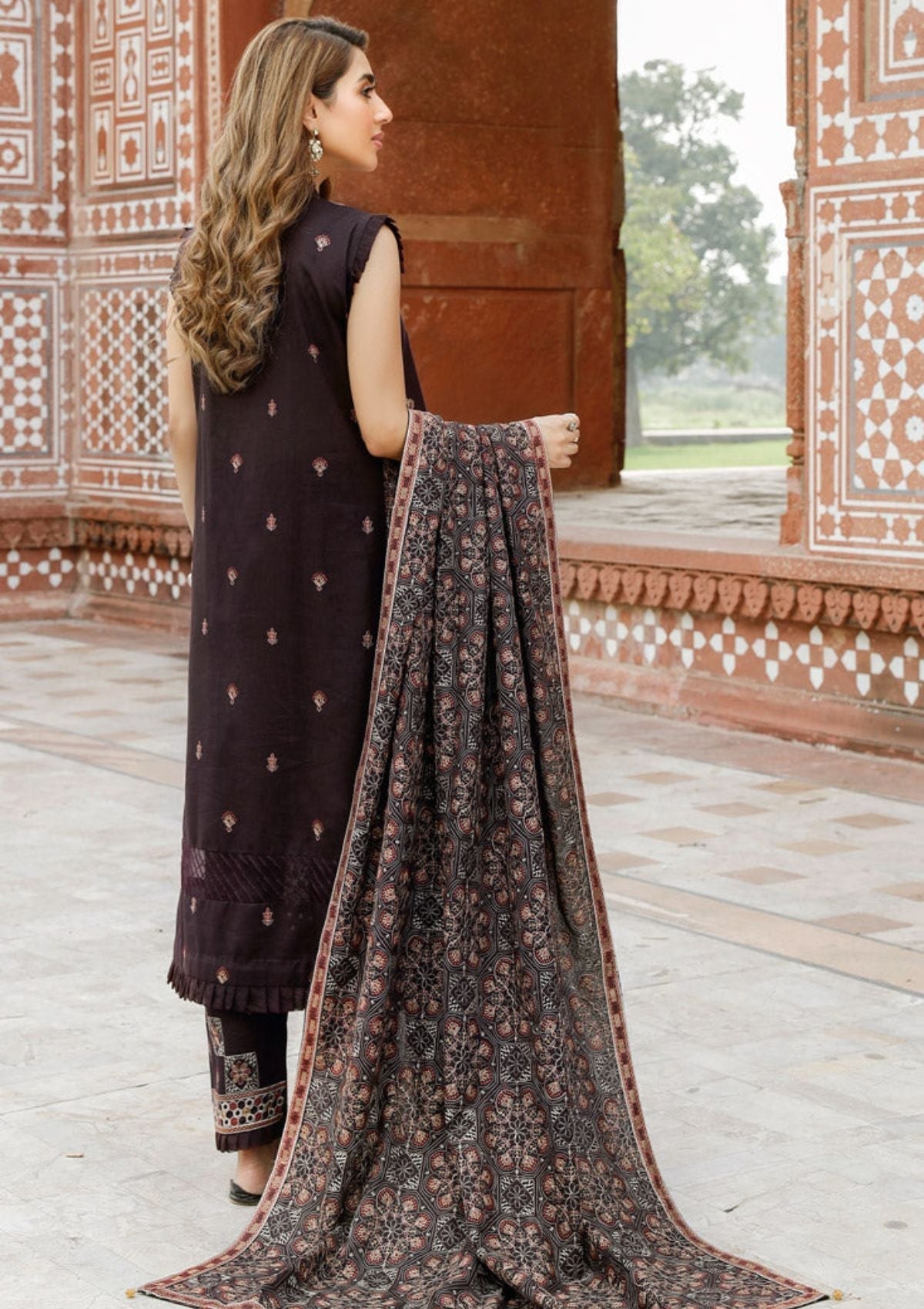 Winter Collection - Marjjan - Karandi - SKC#30 B available at Saleem Fabrics Traditions