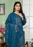 Winter Collection - Marjjan - SKC#22- Blue available at Saleem Fabrics Traditions