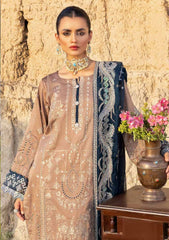 Winter Collection - Muscari - Cotton Satin - MSEC#108 available at Saleem Fabrics Traditions