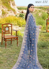 Winter Collection - Muscari - Cotton Satin - MSEC#111 available at Saleem Fabrics Traditions