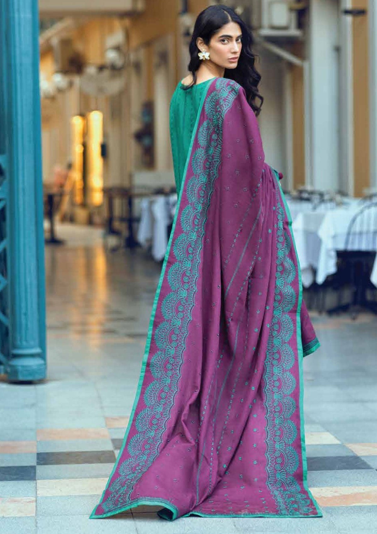 Winter Collection - Mushq - Broadway - Nur - MW#4 available at Saleem Fabrics Traditions