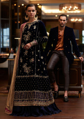 Winter Collection - Mushq - Destiny - Velvet - MDV#7 available at Saleem Fabrics Traditions