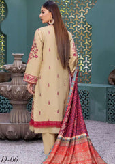 Winter Collection - Noor Jahan - Crimson - D#06 available at Saleem Fabrics Traditions