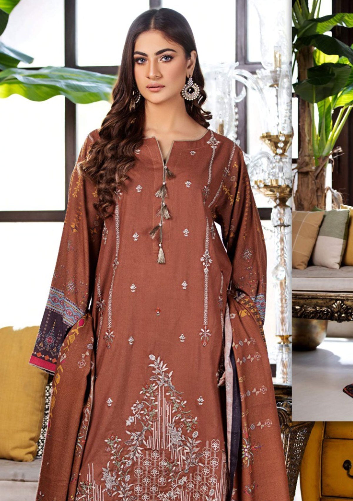 Winter Collection - Noor Jahan - Mina Hassan - D#4 available at Saleem Fabrics Traditions