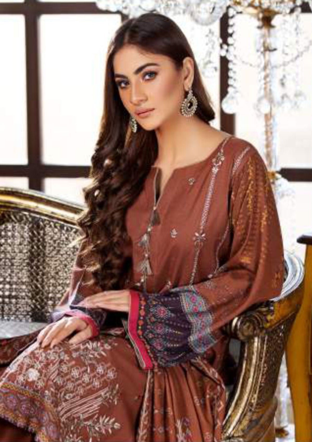 Winter Collection - Noor Jahan - Mina Hassan - D#4 available at Saleem Fabrics Traditions