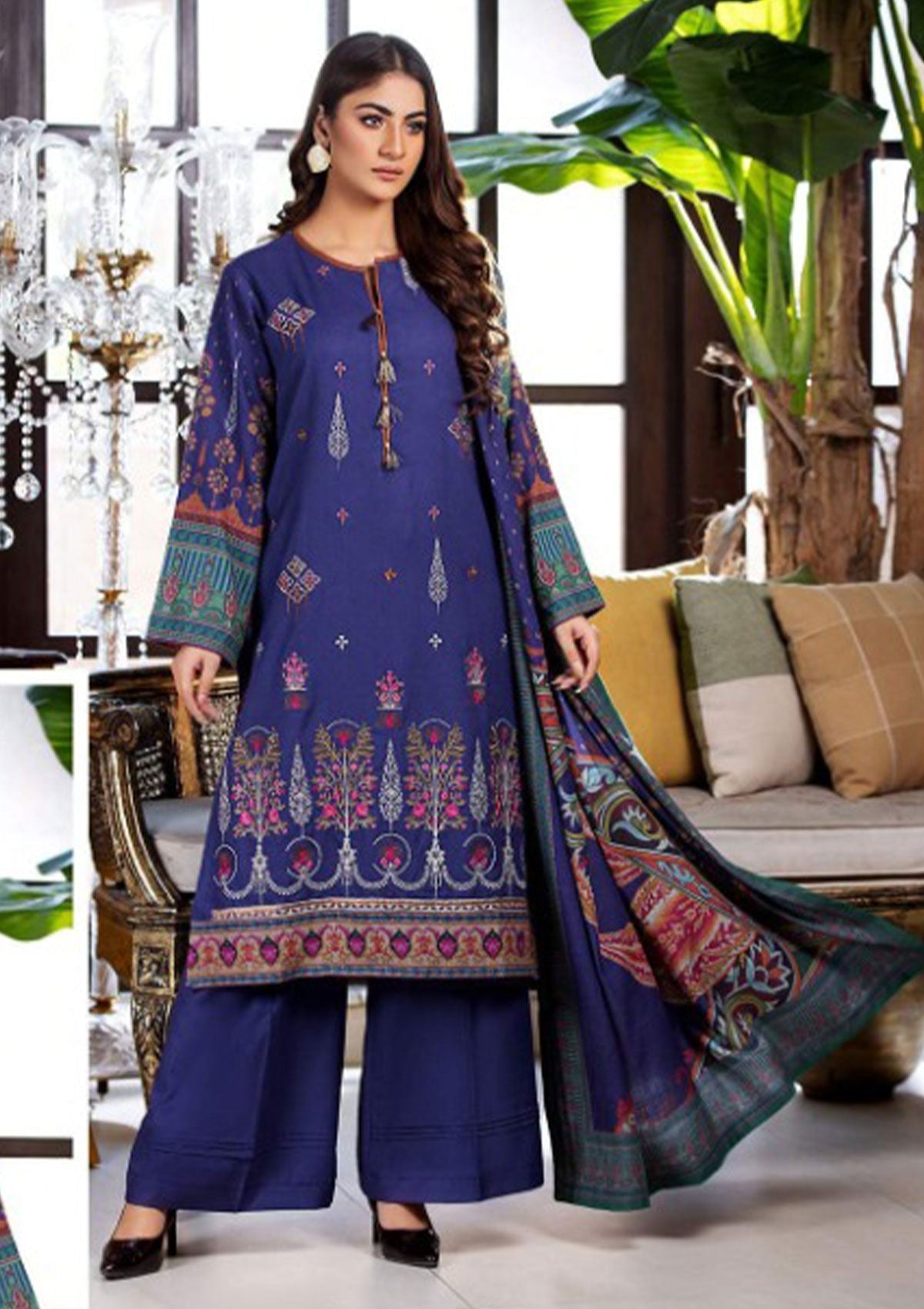 Winter Collection - Noor Jahan - Mina Hassan - D#5 available at Saleem Fabrics Traditions