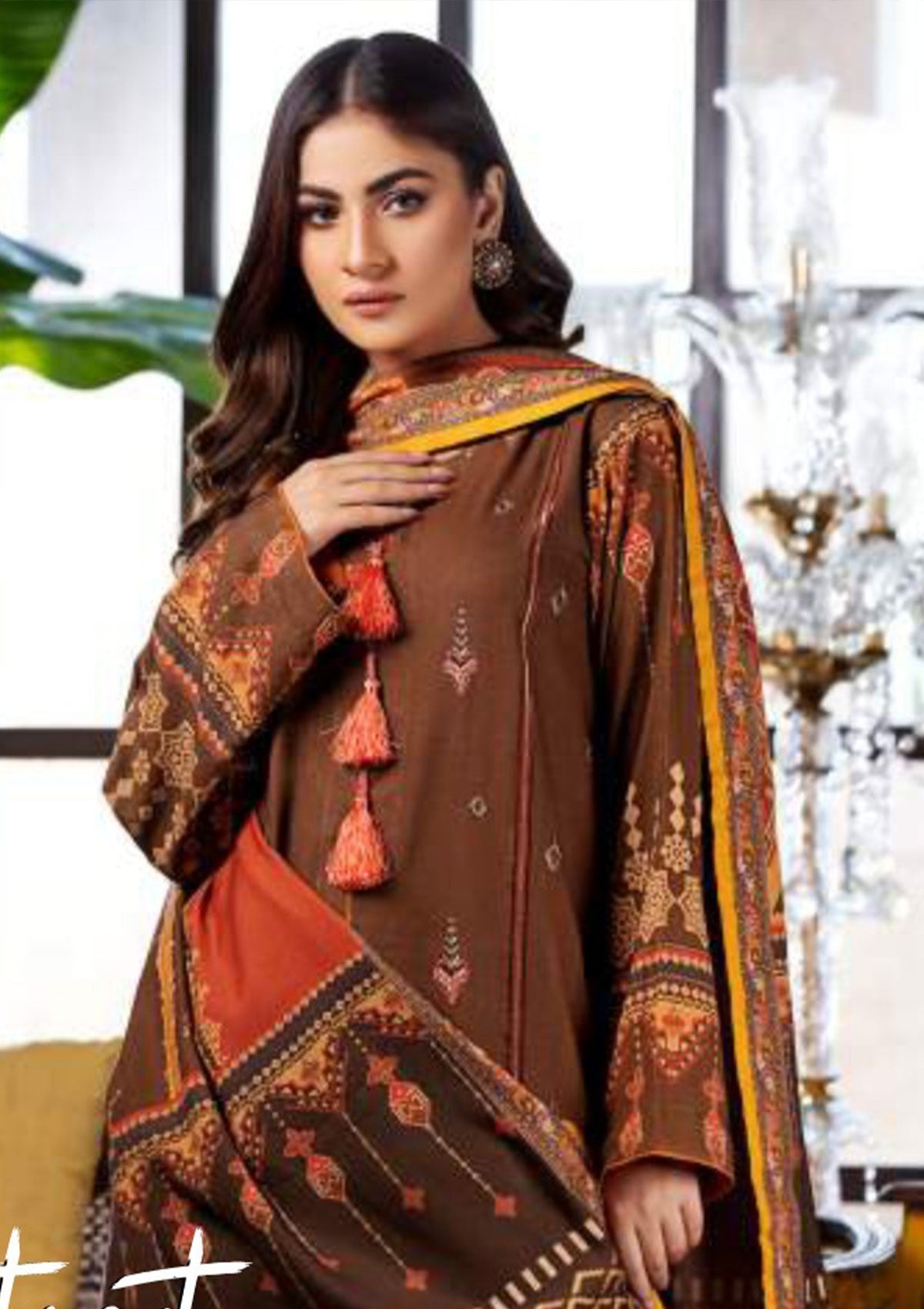 Winter Collection - Noor Jahan - Mina Hassan - D#6 available at Saleem Fabrics Traditions