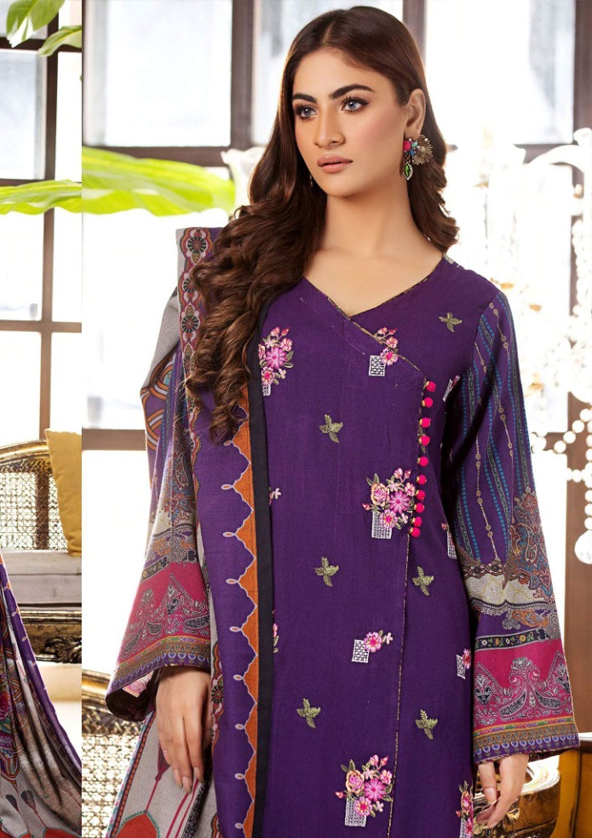 Winter Collection - Noor Jahan - Mina Hassan - D#8 available at Saleem Fabrics Traditions