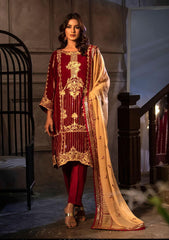 Winter Collection - Noorma Kaamal - Heer - Velvet - NKV#01 available at Saleem Fabrics Traditions