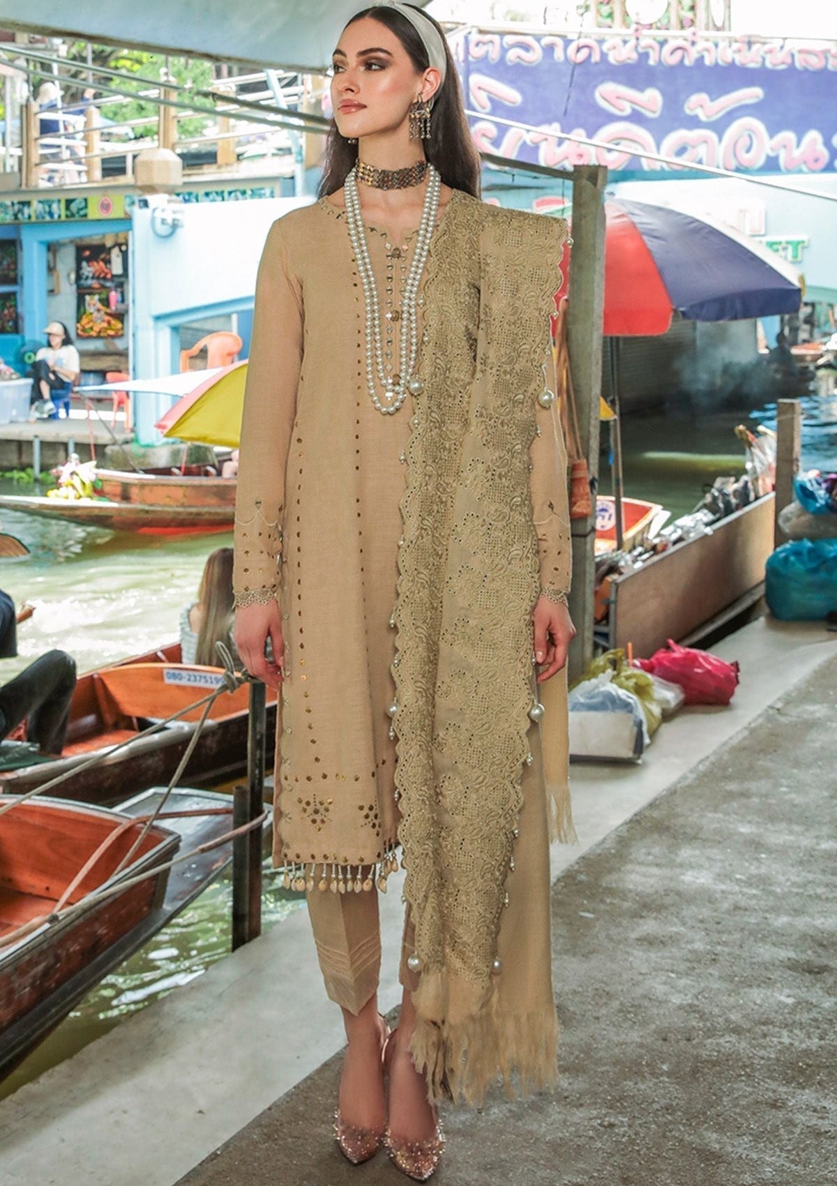 Winter Collection - Nureh - Bazaar - Chikankari - NW#76 available at Saleem Fabrics Traditions