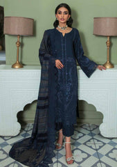 Winter Collection - Nureh - Chikankari - Leather Peach - NEP#13 available at Saleem Fabrics Traditions