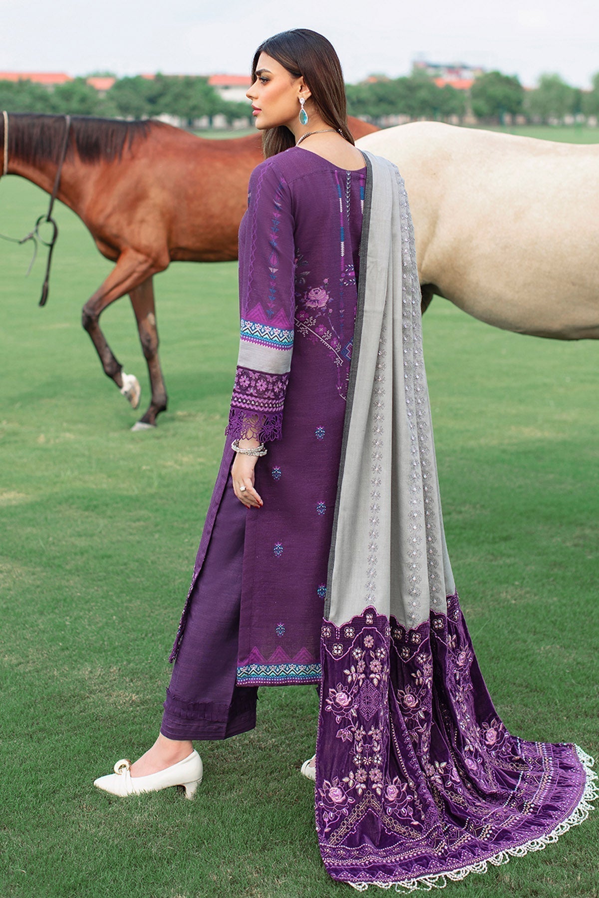 Winter Collection - Nureh - Exclusive Khaddar - NEW#04 available at Saleem Fabrics Traditions