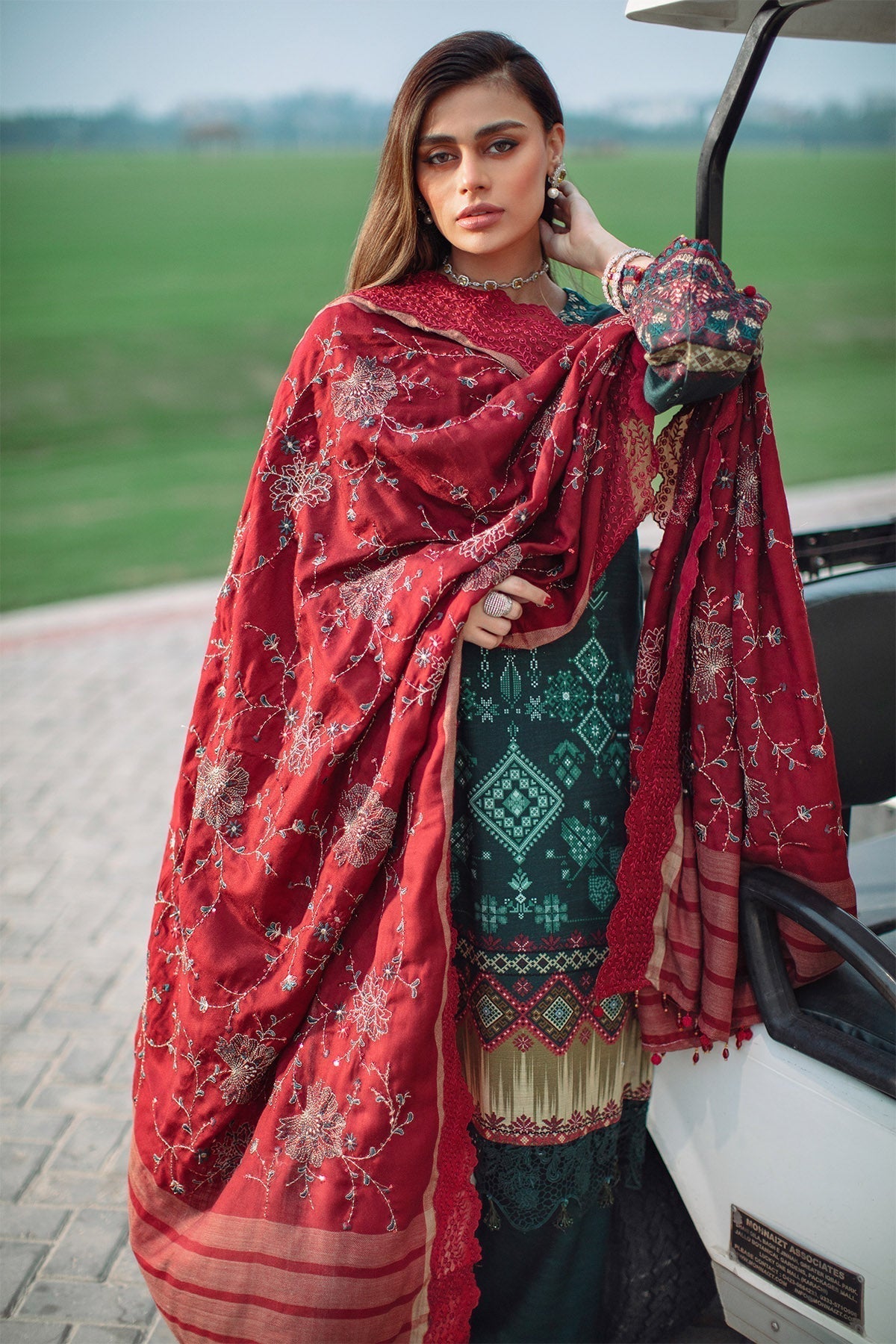 Winter Collection - Nureh - Exclusive Khaddar - NEW#08 available at Saleem Fabrics Traditions