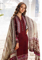 Winter Collection - Nureh - Gardenia - Slub Linen - NWG#84 available at Saleem Fabrics Traditions