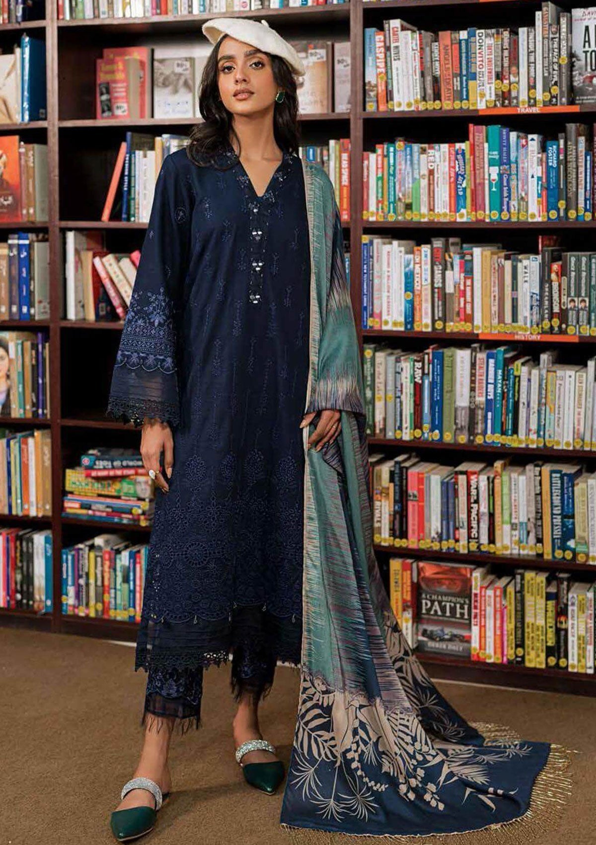 Winter Collection - Nureh - Girlglam - Chiikankari - NU2#72 available at Saleem Fabrics Traditions