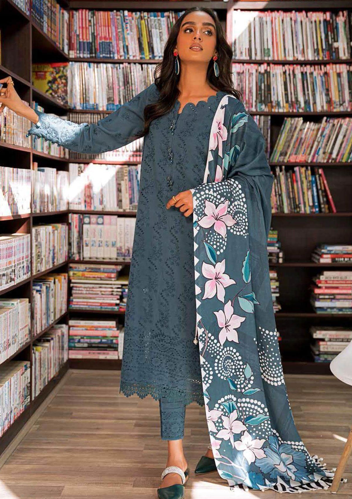 Winter Collection - Nureh - Girlglam - Chiikankari - NU2#80 available at Saleem Fabrics Traditions