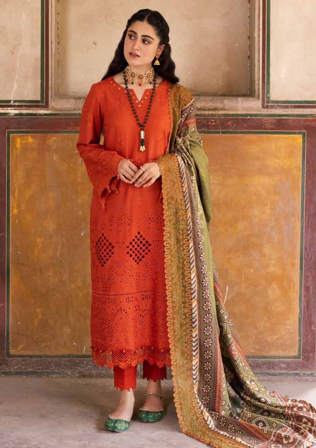 Winter Collection - Nureh - Maya - Khaddar - NW#69 available at Saleem Fabrics Traditions