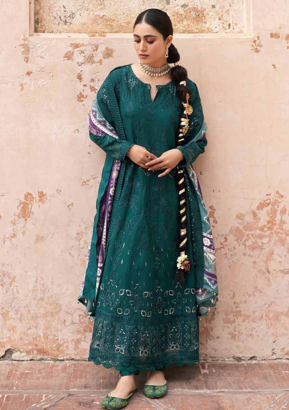 Winter Collection - Nureh - Maya - Khaddar - NW#70 available at Saleem Fabrics Traditions