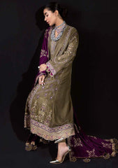 Winter Collection - Nureh - Maya - Velvet - NV#16 available at Saleem Fabrics Traditions