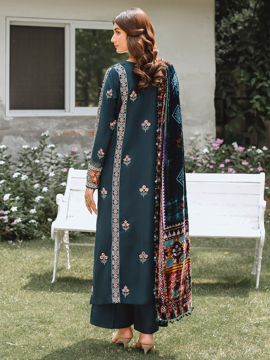 Winter Collection - Parishay - Luxury Winter - D#1 available at Saleem Fabrics Traditions